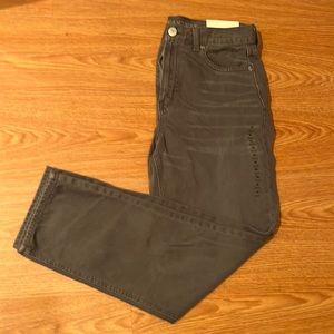 NWT American eagle mom jeans grey size 10